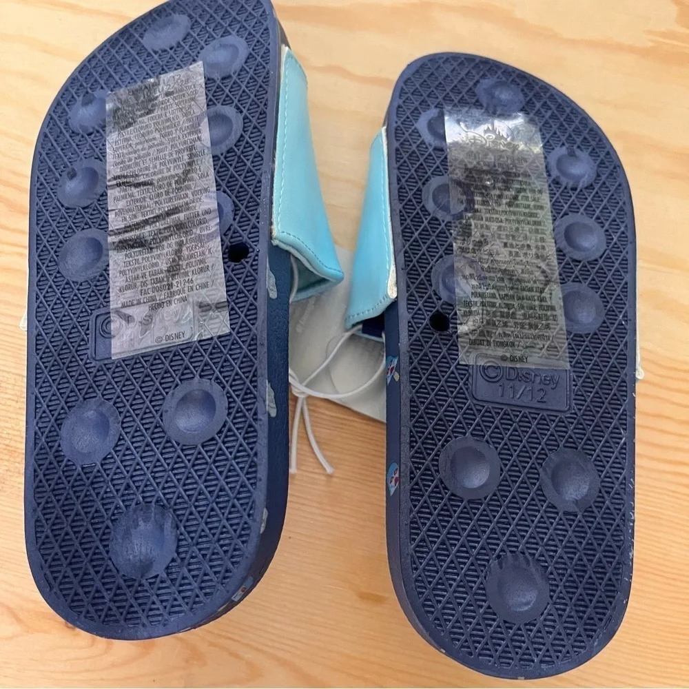 NWT Disneys Star Wars boys slides Sz 9/10 & 11/12 slip on blue darth vader